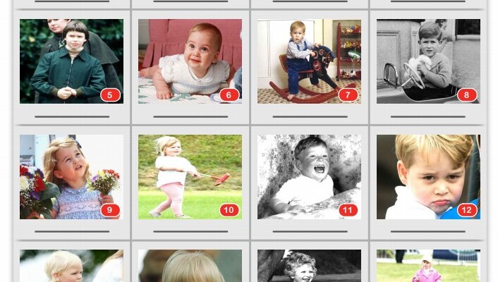 20-Picture Quiz of Royal Children